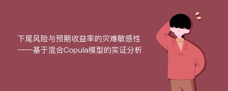 下尾风险与预期收益率的灾难敏感性——基于混合Copula模型的实证分析