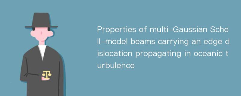 Properties of multi-Gaussian Schell-model beams carrying an edge dislocation propagating in oceanic turbulence