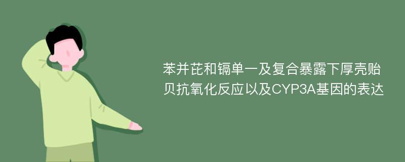 苯并芘和镉单一及复合暴露下厚壳贻贝抗氧化反应以及CYP3A基因的表达