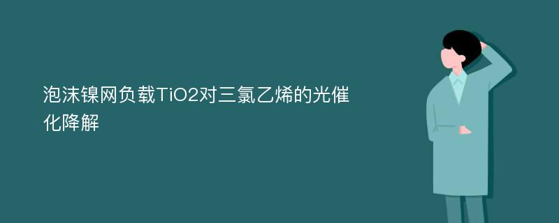 泡沫镍网负载TiO2对三氯乙烯的光催化降解