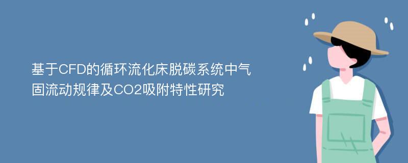 基于CFD的循环流化床脱碳系统中气固流动规律及CO2吸附特性研究