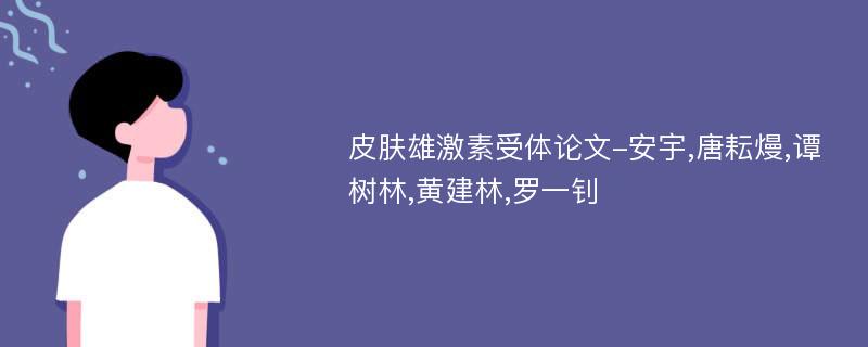 皮肤雄激素受体论文-安宇,唐耘熳,谭树林,黄建林,罗一钊