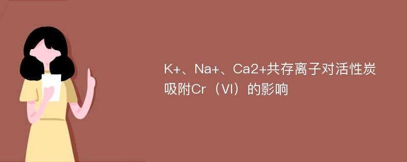 K+、Na+、Ca2+共存离子对活性炭吸附Cr（Ⅵ）的影响