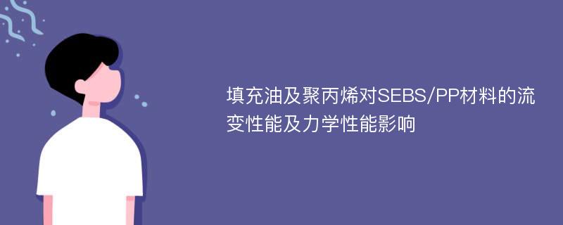 填充油及聚丙烯对SEBS/PP材料的流变性能及力学性能影响